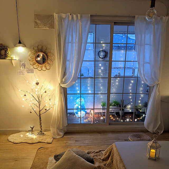 naoのニトリ-LEDツリー120cm シラカバ(I) の家具・インテリア写真