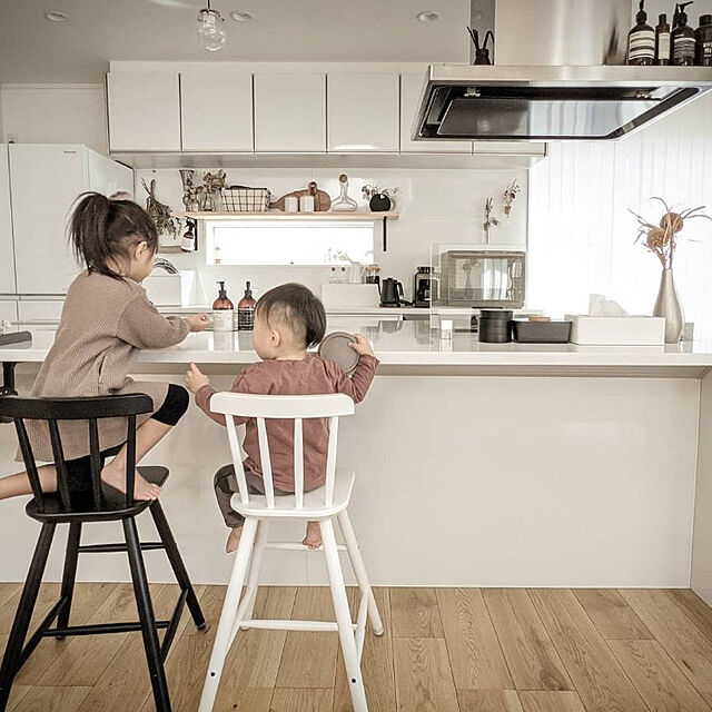 momo.ta_hのイケア-[IKEA/イケア/通販]AGAM アーガム 子ども用チェア, ブラック[D](c)(70253536)の家具・インテリア写真
