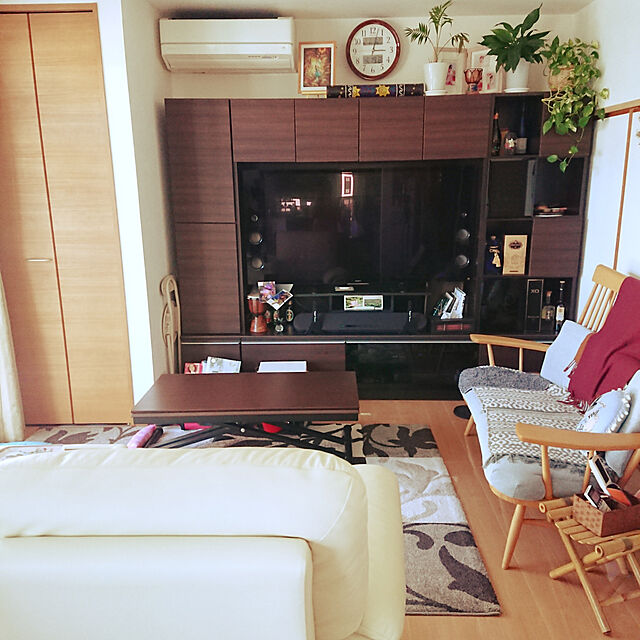 akiの-柏木工/OAK STUDIOシリーズ グランソファ 2P LC66 ナラ材の家具・インテリア写真