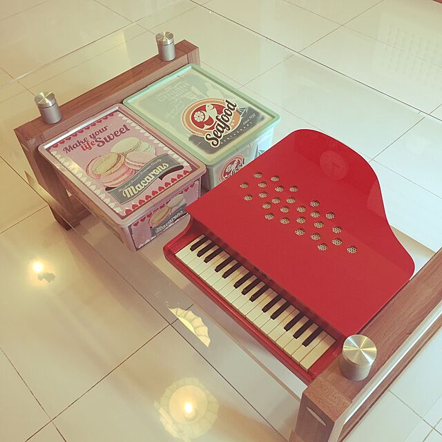 mayuk0o8o8の河合-KAWAI ミニピアノ P-32 (赤)の家具・インテリア写真