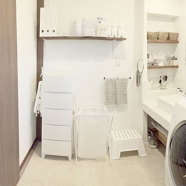 yukiのイケア-IKEA/イケア　BOLMEN　ステップスツール, ホワイトの家具・インテリア写真