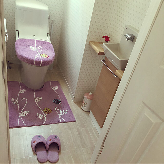 katuの-エトフ 洗えるスリッパ ピンク(1足)【エトフ】の家具・インテリア写真