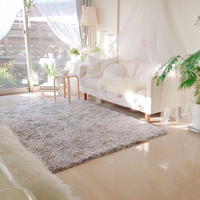 Rのイケア-【送料無料】【IKEAイケア】LUDDE 羊皮 【ホワイト】の家具・インテリア写真