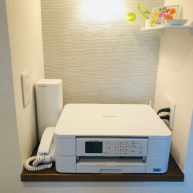 yukakoume092のブラザー工業-ブラザー プリンター A4 インクジェット複合機 MFC-J738DN FAX 電話機 子機1台付き 無線LANの家具・インテリア写真