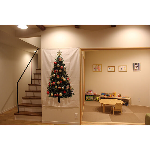 bakuの-クリスマスオーナメント【たっぷり52ピースセット/3種類】フック付き/雪の結晶/ボール直径約7.5cm/ラメ/プラスチック製の家具・インテリア写真