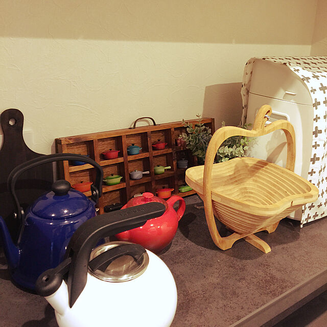 haruhirisuの-ル・クルーゼ ティーポット＆マグカップ2個セット レッド （ルクルーゼ）の家具・インテリア写真