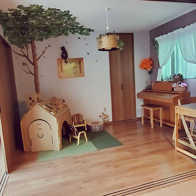 sachiのニトリ-木製学習イス(スタラ LBR) の家具・インテリア写真