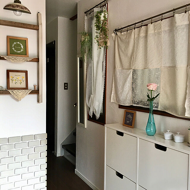ayataroの-salut!(サリュ) ライフスタイル シロツメクサ刺繍パネル グリーンの家具・インテリア写真