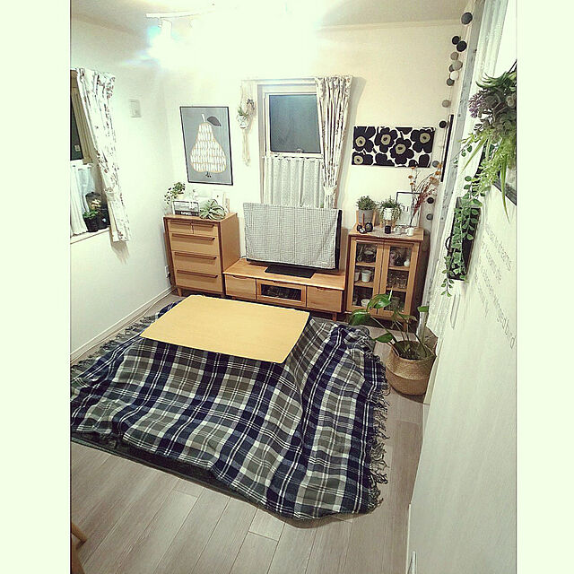 YUKKIのニトリ-こたつ敷ふとん 大判(キリムプリントH オオバン) の家具・インテリア写真