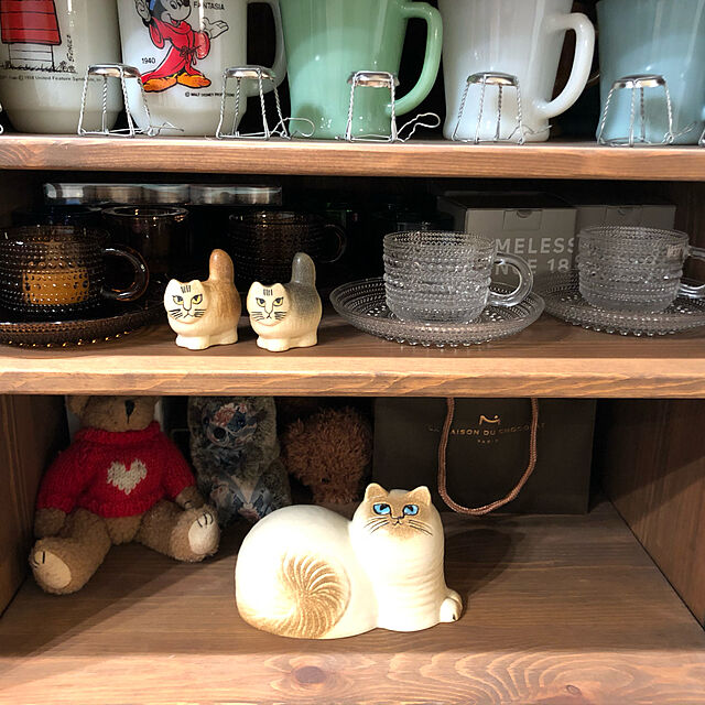 natsumama6566の-リサラーソン Lisa Larson ミニズー 2020 モア 【正規輸入品】猫グッズ 猫雑貨 猫 ねこ 置物 猫の置物 陶器の置物 北欧雑貨 リサ・ラーソン 猫の家具・インテリア写真