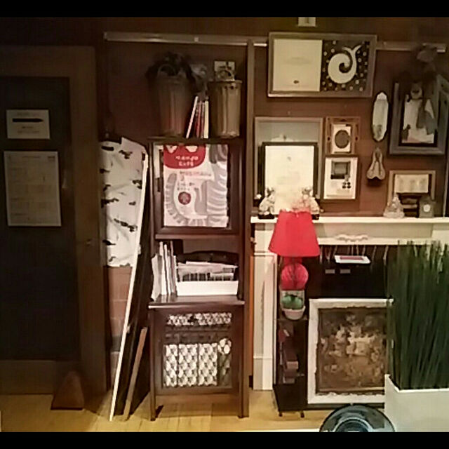 spinetailの-kyouei design / 共栄デザイン HONEYCOMB LAMP REDハニカムランプ レッドの家具・インテリア写真