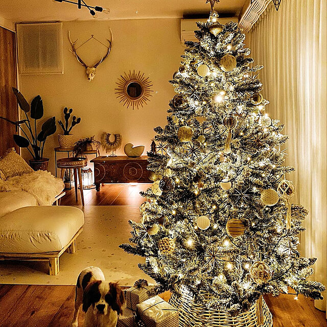 bonitaの-【只今店内全品P5倍】ブリッスルスノーツリー180cm オーナメント 飾り なし クリスマスツリー 北欧 おしゃれ ヌードツリー インテリアの家具・インテリア写真