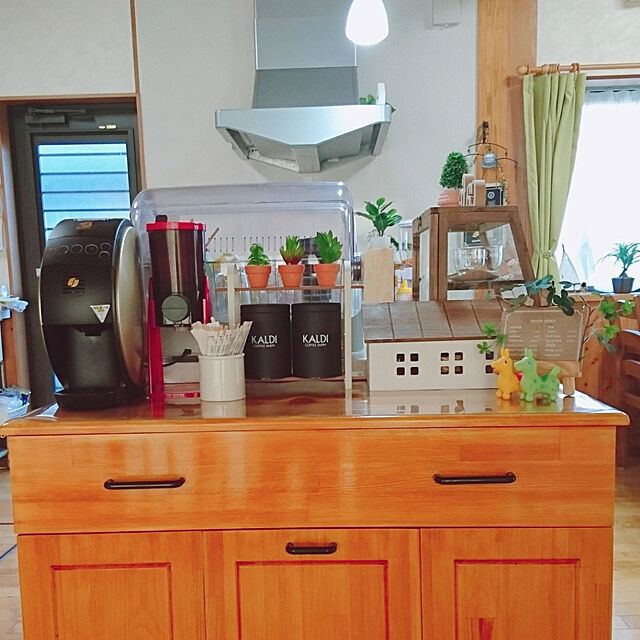 misarikuのニトリ-カーテンタッセル 2個入り(フラワー2 GR) の家具・インテリア写真