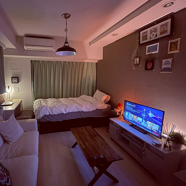 Selipのニトリ-シングルベッドフレーム(OPグランHL DBR 235 タテ) の家具・インテリア写真
