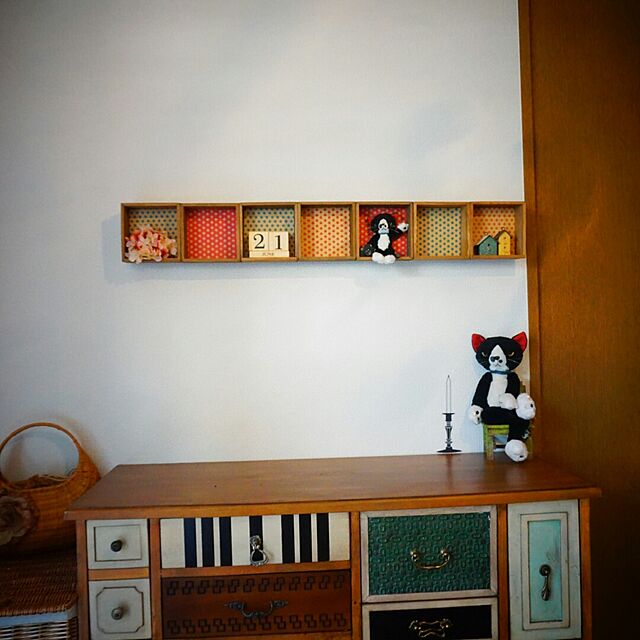 haruの壁美人-壁美人 壁側金具6K 2枚セット シルバー ホッチキス収納の家具・インテリア写真