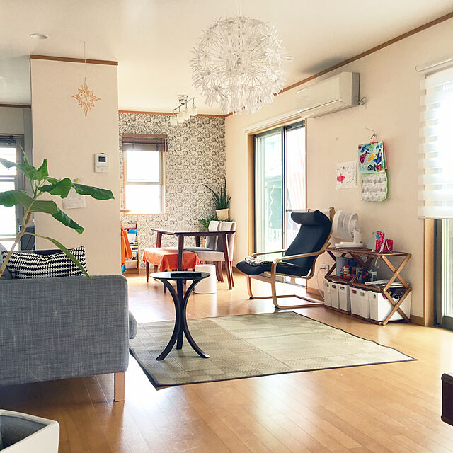 yu-のニトリ-いぐさラグ(ベイスQ 130X170) の家具・インテリア写真