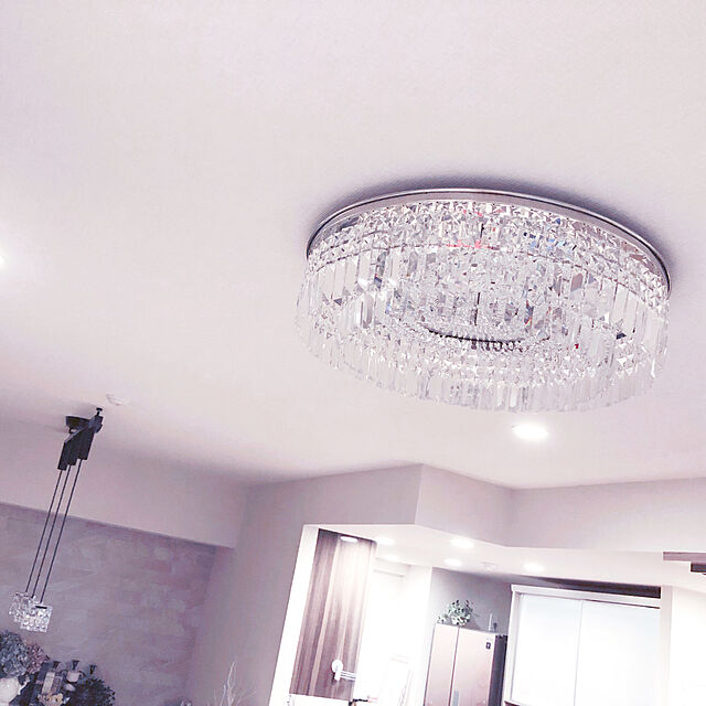 yuriのオーデリック-OP252361 オーデリック SWAROVSKIスワロフスキー　コード吊ペンダント　[LED電球色]の家具・インテリア写真
