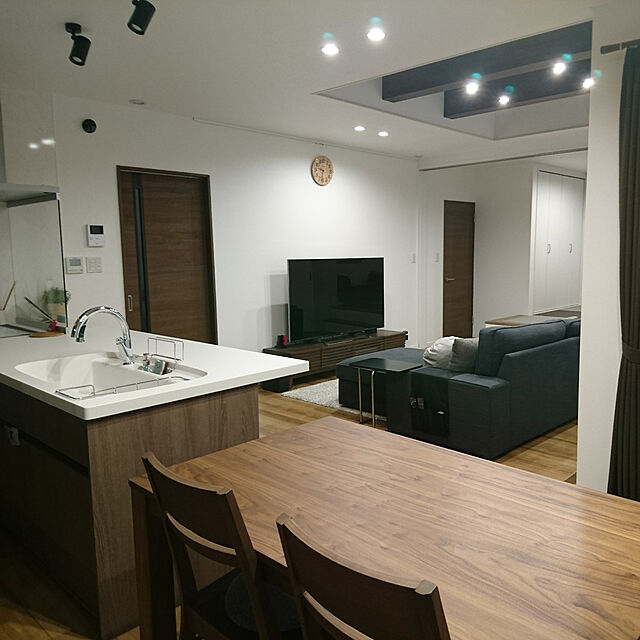okiyuta531のニトリ-ダイニングベンチ(コネクト イタザ MBR) の家具・インテリア写真