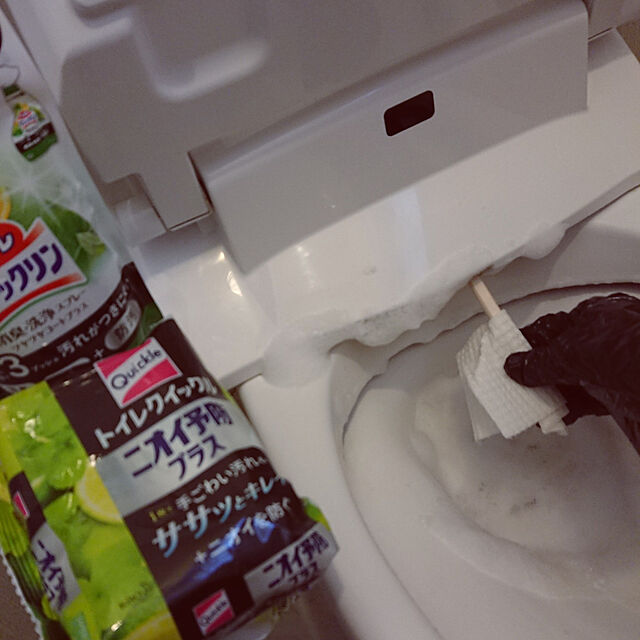 yuzu-chanの-トイレクイックル トイレ掃除シート ニオイ予防プラス シトラスミント 詰め替え(16枚入)【クイックル】の家具・インテリア写真