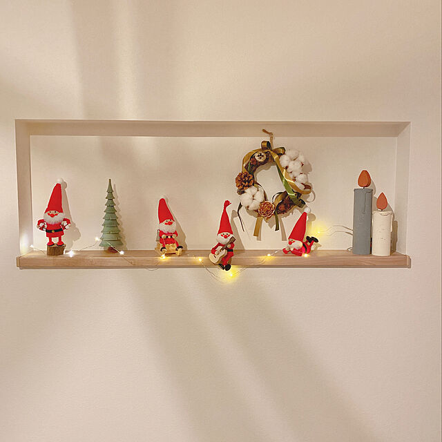 k__s.home59のNORDIKA nisse-【正規品】NORDIKA nisse ノルディカ ニッセ クリスマス 木製人形（ギターを持ったサンタ／レッド／NRD120068) 【北欧雑貨】の家具・インテリア写真