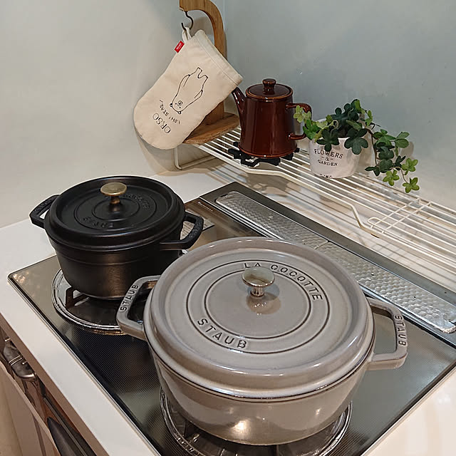 staub ストウブ ココット ラウンド 26cm グラファイトグレイ 18 両手鍋