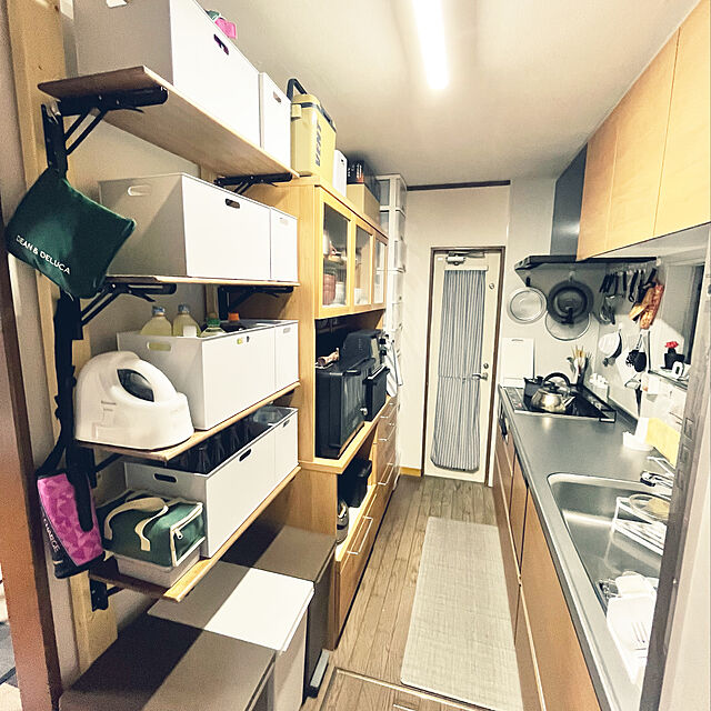 haruchanのニトリ-キッチン対応フロアマット(ステッチ BE 45X120) の家具・インテリア写真