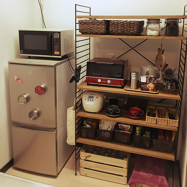 mutsuの無印良品-重なるバクバク長方形バスケット・小の家具・インテリア写真