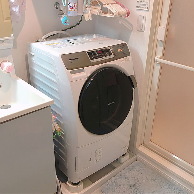 chihiroの山崎産業-バスボンくん　洗面台スッキリポンポン　抗菌ケース付 （ バスボン 洗面 クリーナー たわし ポンポン ケース ）の家具・インテリア写真