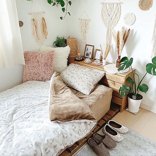 yumimaruのニトリ-毛布にもなる掛ふとんカバー シングル(Nウォームi-n レパードS) の家具・インテリア写真