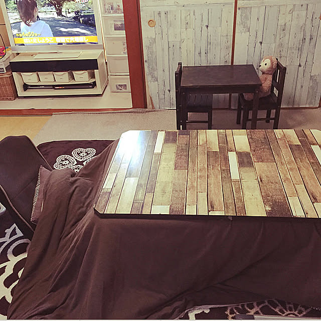 maryのニトリ-和風こたつ(カスミ105 LBR) の家具・インテリア写真