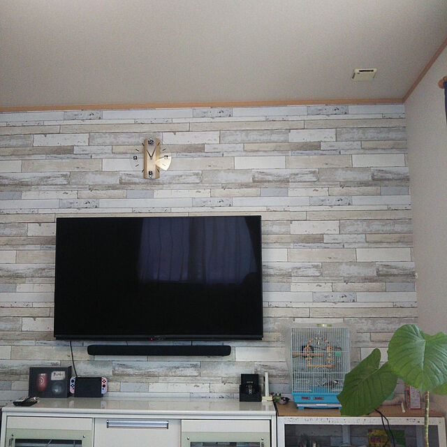 sa-monの-壁紙 クロス のり付き壁紙 サンゲツ Reserve 木目柄 RE53297の家具・インテリア写真