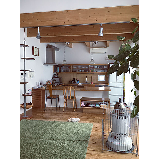 otoosanの-ラワン合板 ベンチテーブルの家具・インテリア写真