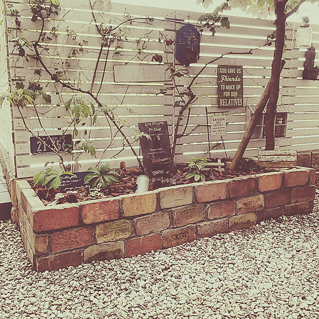 レンガ ブロック DIY 敷きレンガ 花壇 庭 胡桃 48個セット １平米 - 2