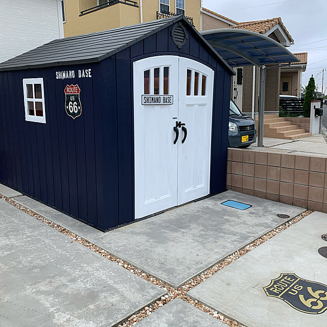 写真付きレビュー Lifetime ライフタイム 屋外倉庫 大型物置 キングサイズ 屋外物置 245cm 305cm 8 X 10 Ft Garden Shedの通販商品 口コミ情報 Roomclipショッピング
