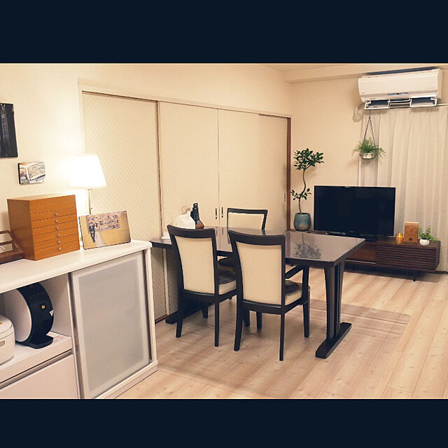 aco912のニトリ-キッチンカウンター(リーフ 120CT WH) の家具・インテリア写真
