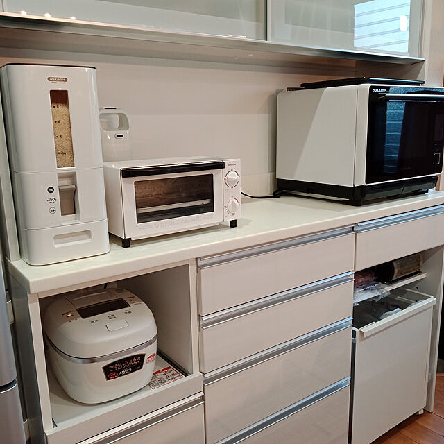 mahonotekaoriの-AX-X10-W シャープ ウォーターオーブン　ヘルシオ　30L　2段調理　ホワイト系の家具・インテリア写真