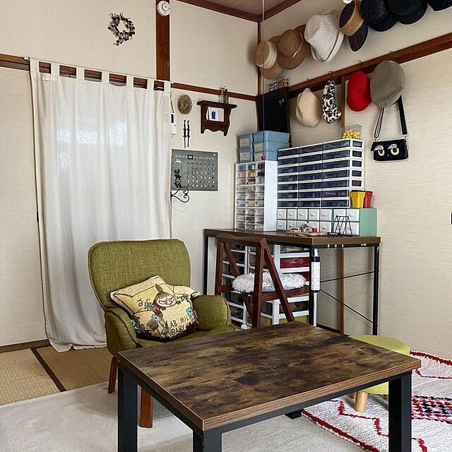 em8のニトリ-リビングこたつ(フロットN 120 ビンテージBR) の家具・インテリア写真