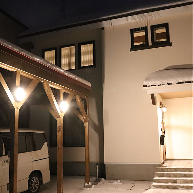 tetsuのコイズミ照明-コイズミ照明　AU45055L　ポーチライト 壁 ブラケットライト LED一体型 電球色 防雨型 ブラックの家具・インテリア写真