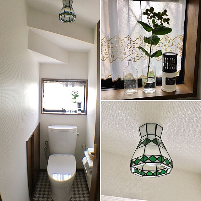 kinakomotiの-SH9006LDオーデリックLED小型シーリングライトオシャレなステンドグラス！の家具・インテリア写真