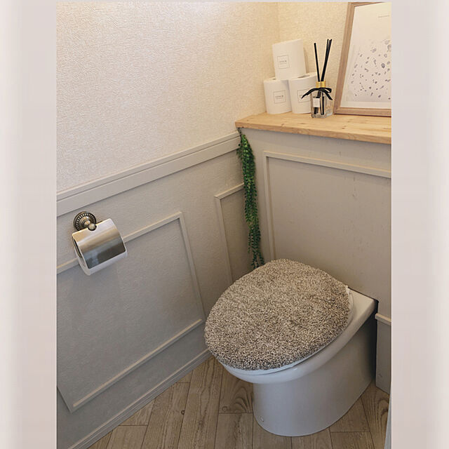 Yukoの-トイレットペーパーホルダー トイレ アンティーク ゴールド 雑貨 真鍮 オシャレ インテリア 収納 欧風 レトロ ロール QH60910の家具・インテリア写真