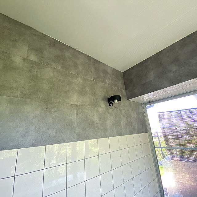 Yuuの-バスルームステッカータイプA(ブラック文字)の家具・インテリア写真