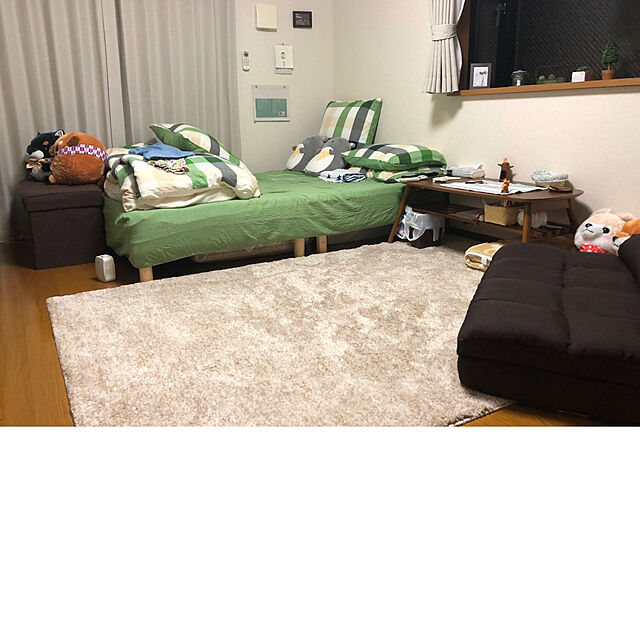 uzukumaの山善-山善(YAMAZEN) リビング収納スツール ワイド 70×38cm ダークブラウン LS-D70(DBR)の家具・インテリア写真