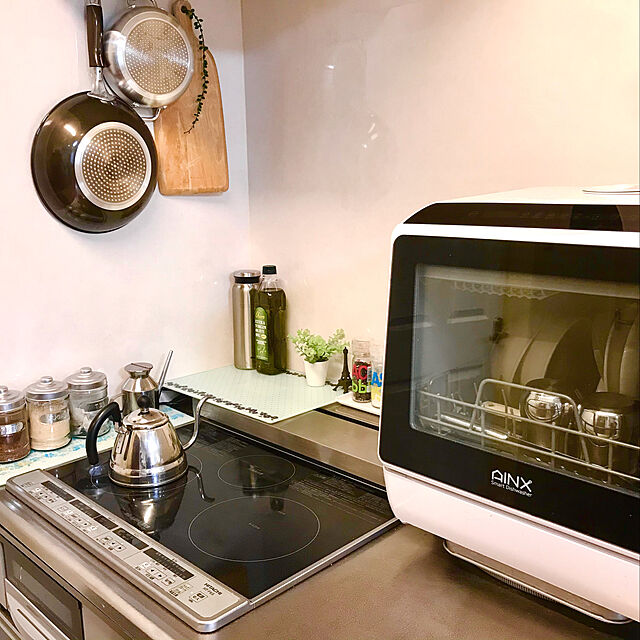 yullyのAINX-設置工事不要 食器洗い乾燥機 (温風乾燥機能搭載モデル) Smart Dishwasher AX-S3Wの家具・インテリア写真