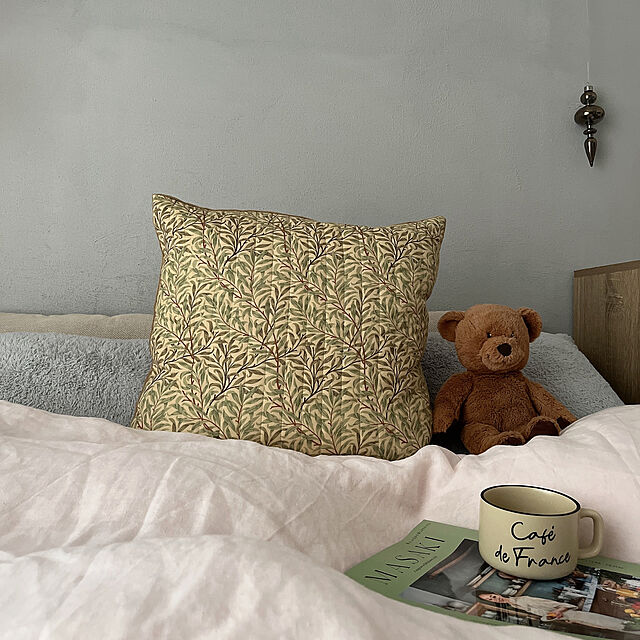 saooo39の-Fabric by BEST OF MORRIS/ウィンタークッションカバー ウィリアムモリスの家具・インテリア写真