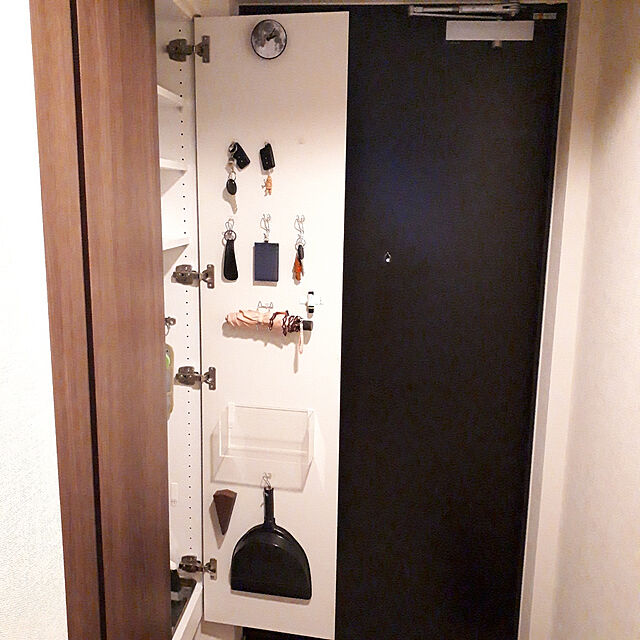 nobiの無印良品-無印良品　ステンレス扉につけるフック　約幅３．５×奥行６×高さ６ｃｍの家具・インテリア写真