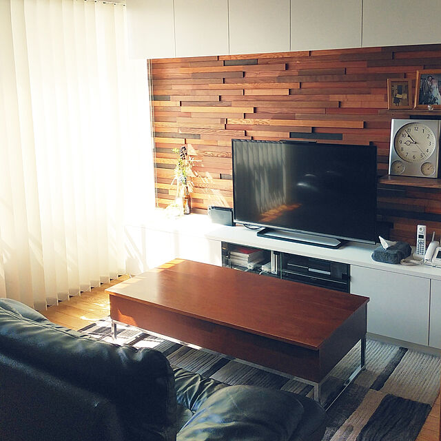 yumikofの-収納スペース付き リフトアップセンターテーブル ウォルナット 【通販】の家具・インテリア写真