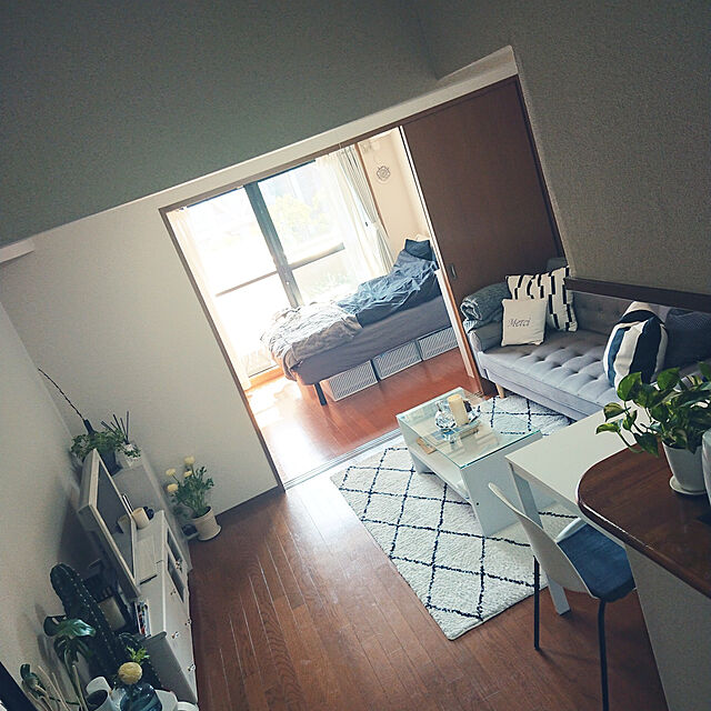sachiy028のニトリ-布張りソファベッド(アストン GY) の家具・インテリア写真