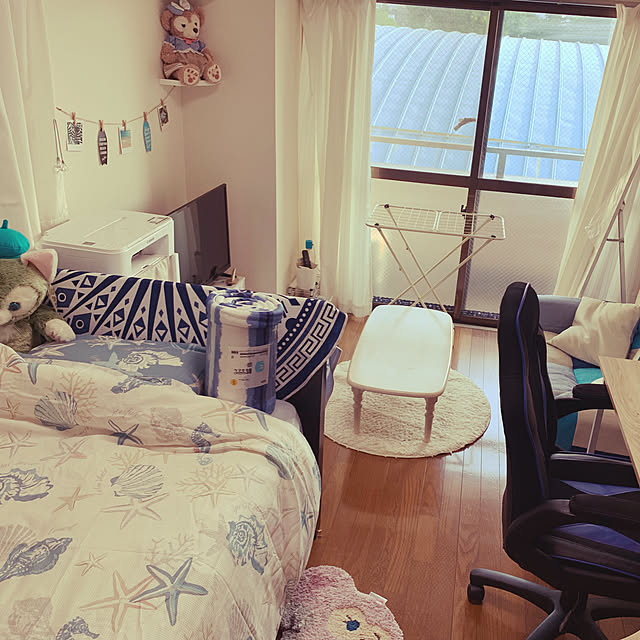 saetasoのニトリ-枕カバー(シェルQ) の家具・インテリア写真