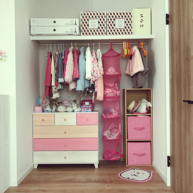 pomupomuのイケア-IKEA　FANGST ハンギング収納 6段 ●便利な収納ネット！の家具・インテリア写真