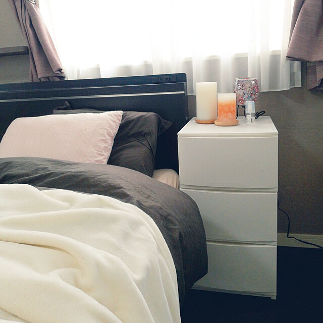 mikiのニトリ-枕カバー(イブ2 DBR) の家具・インテリア写真